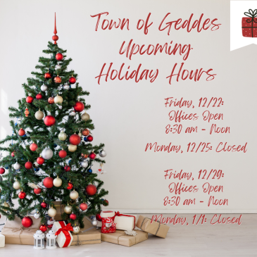 Holiday Hours