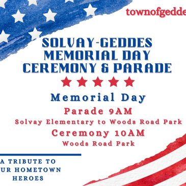 Memorial Day Parade & Ceremony!