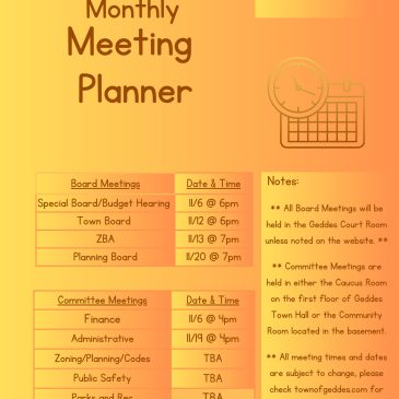November Meetings