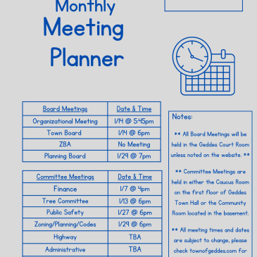 January Meetings