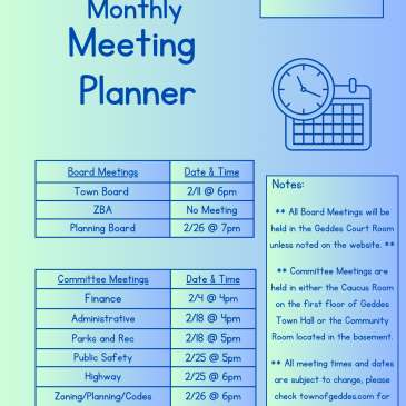 February Meetings